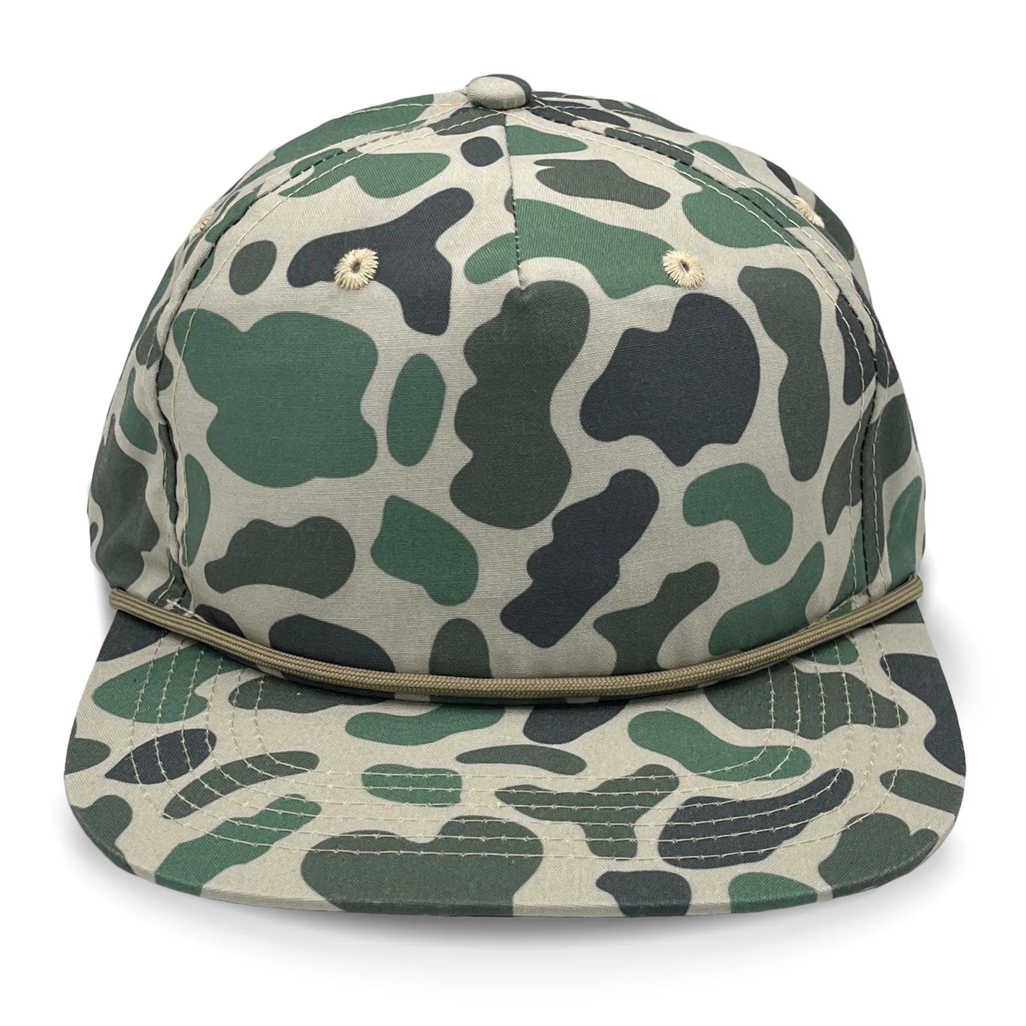 Lost Hat Co. Goat Rope Style Hat - Camouflage-patterned cap on a white background