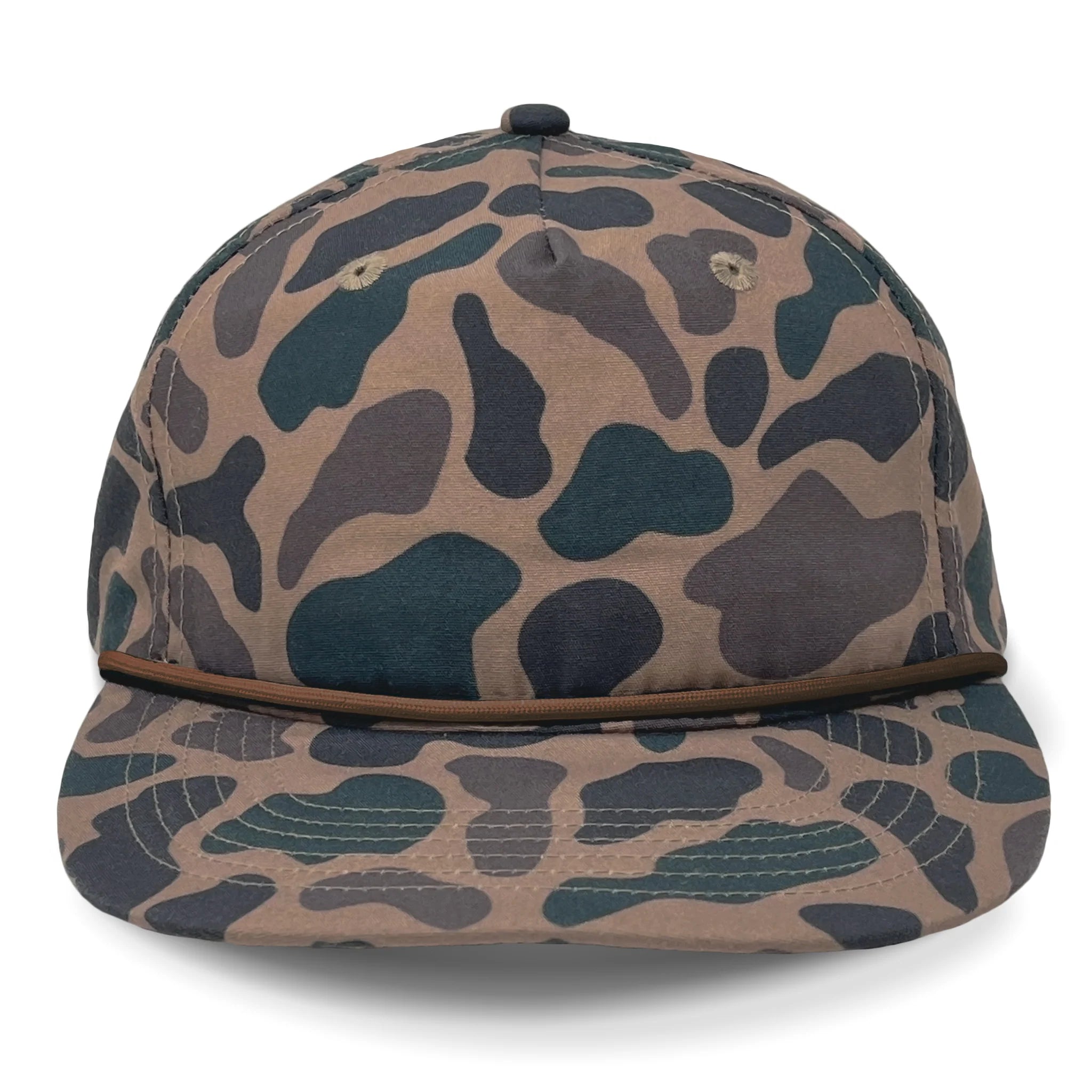 Lost Hat Co. Goat Rope Style Hat - Brown Camouflage-patterned cap on a white background