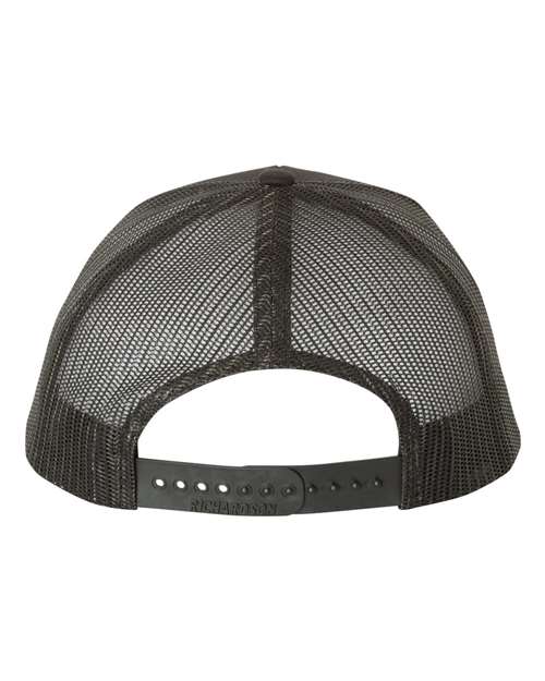 Durabull Black mesh cap with adjustable snaps on a white background